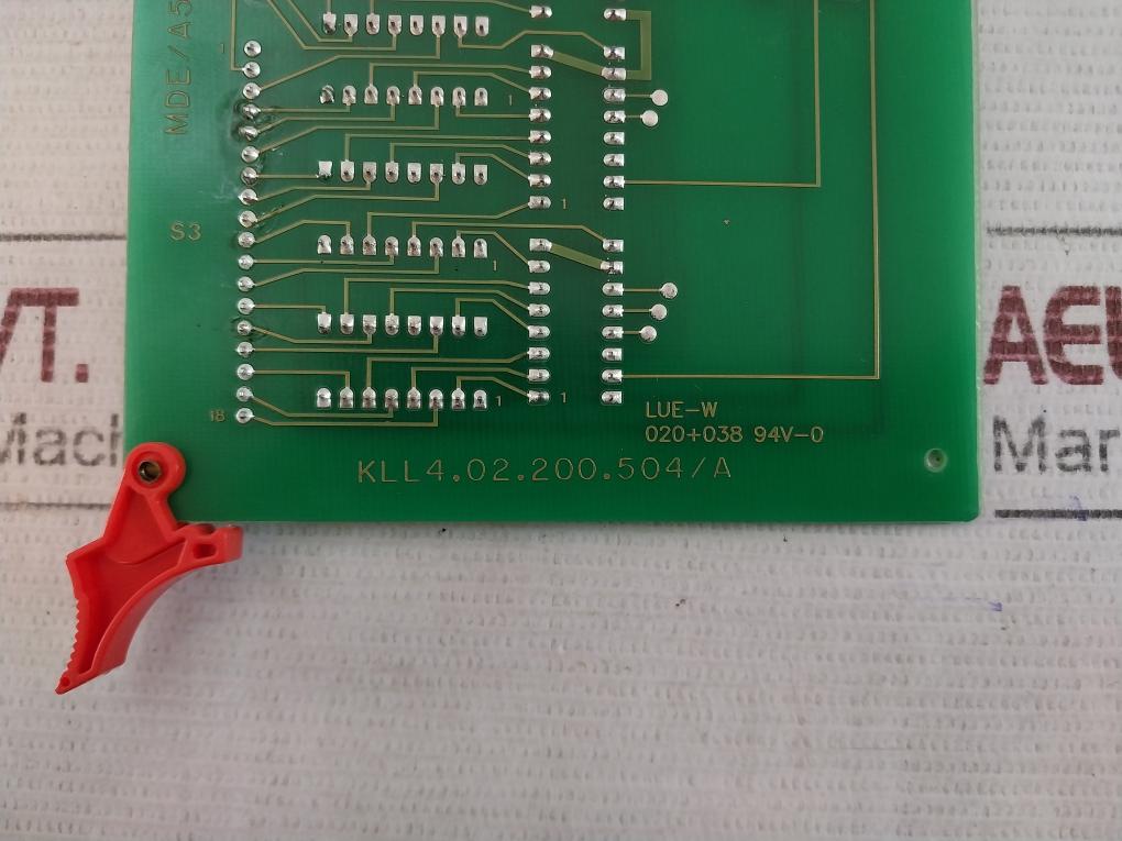 Schleicher Mde/A504 Printed Circuit Board Dc 12V 94V-0 0005-4053-000 1009