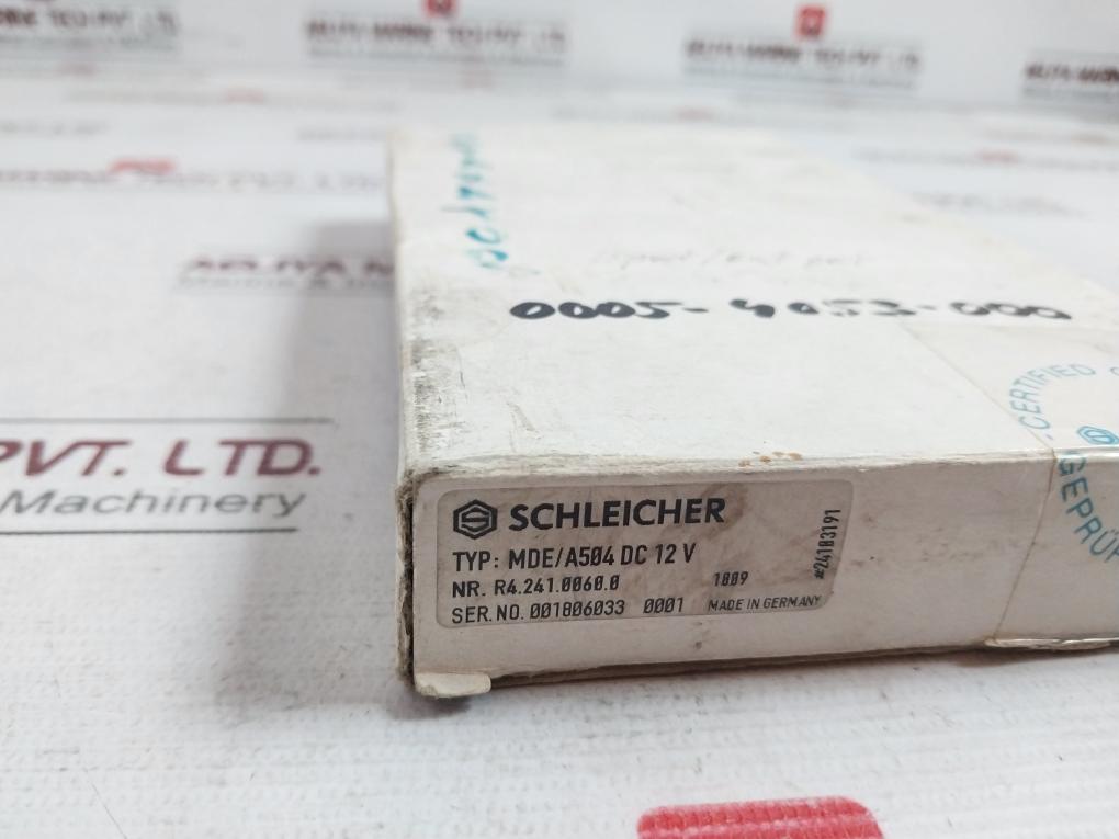 Schleicher Mde/A504 Printed Circuit Board R4.241.0060.0 Dc12V