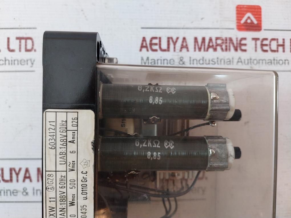 Schleicher Mxw 11 Industrial Relay 188V 60Hz 500V Max Vde 0435