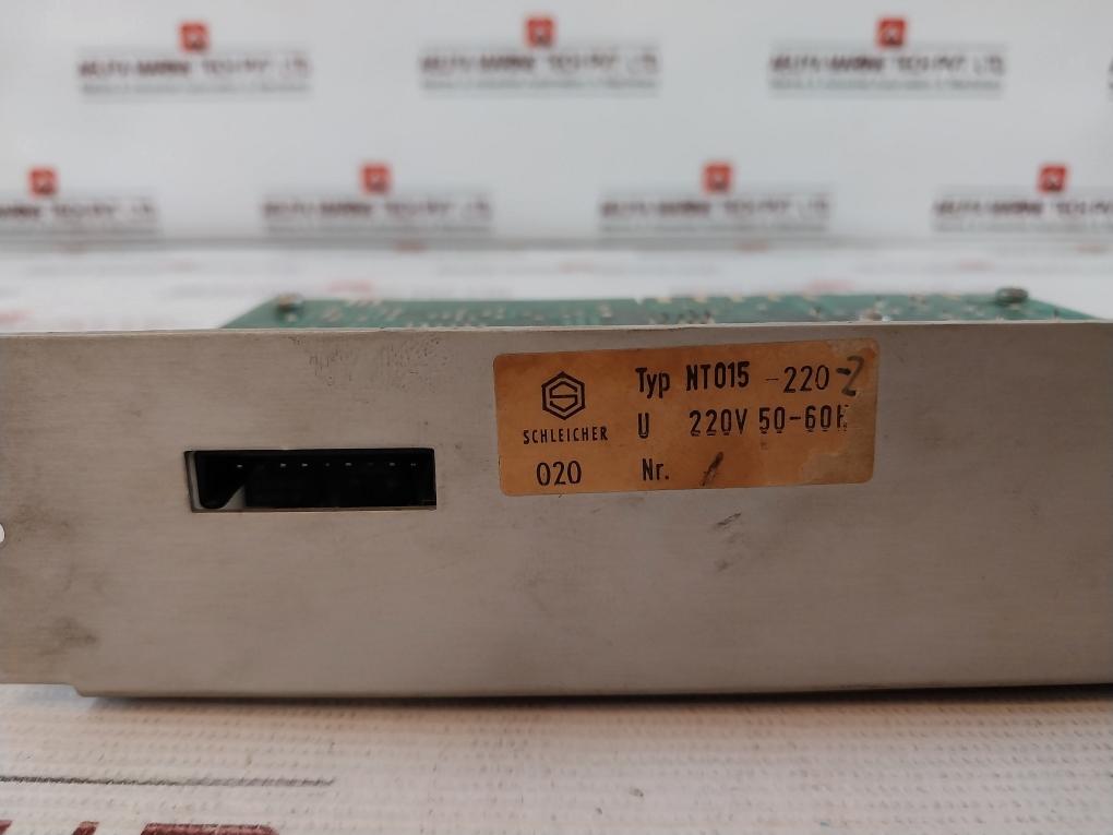 Schleicher Nt015-220-z Power Supply Unit U 220V 50-60 Hz 3 94V-0