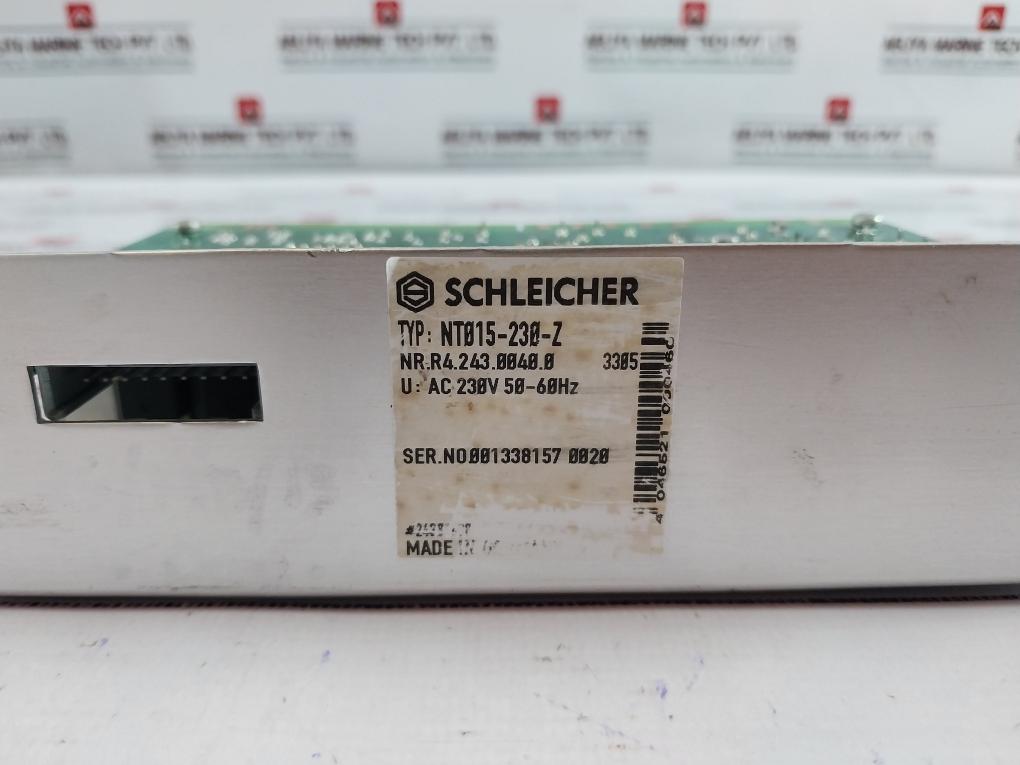 Schleicher Nt015-230-z Power Supply Ac 230V 50-60Hz, Skm 3S 94V0