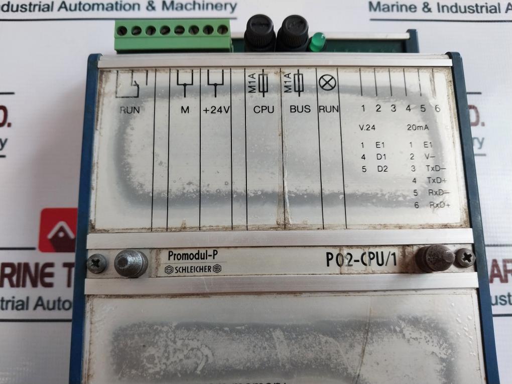Schleicher P02-cpu/1A Promodule-p Cpu Module 250V-4A