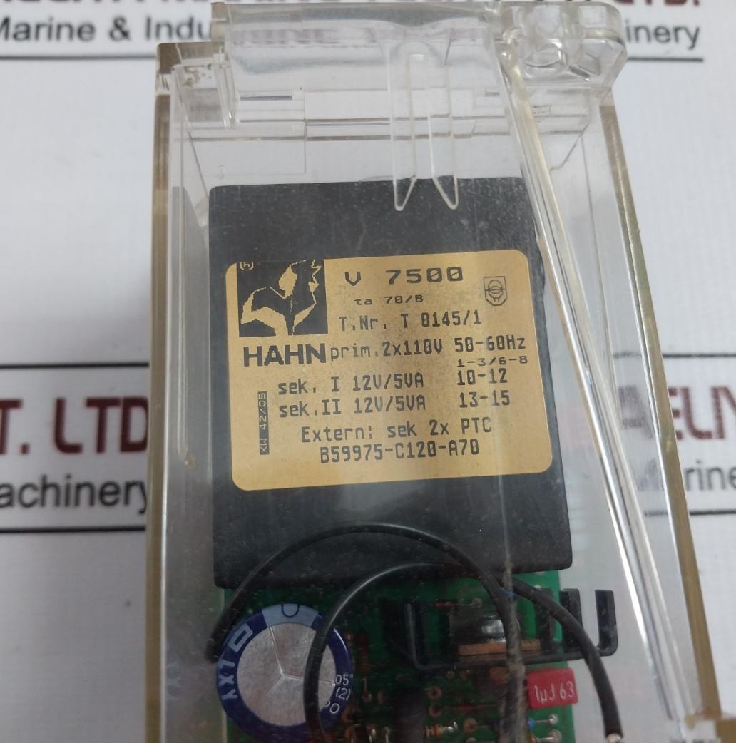 Schleicher Power Supply 220V- 2X110V 50-60Hz B59975-c120-a70 T 0145/1