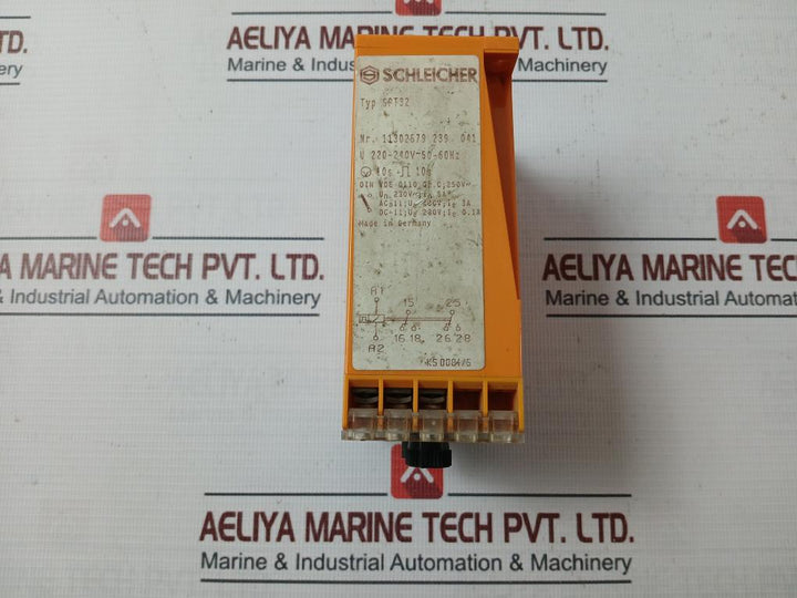 Schleicher Spt32 Motor Timer Relay 10 Sec 230V 3A 50–60 Hz