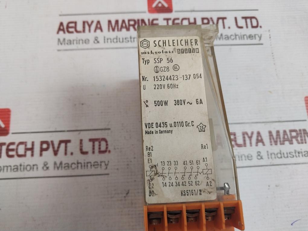SCHLEICHER SSP 56 Mikrolais-System Control Relay 220V AC 60Hz 500W