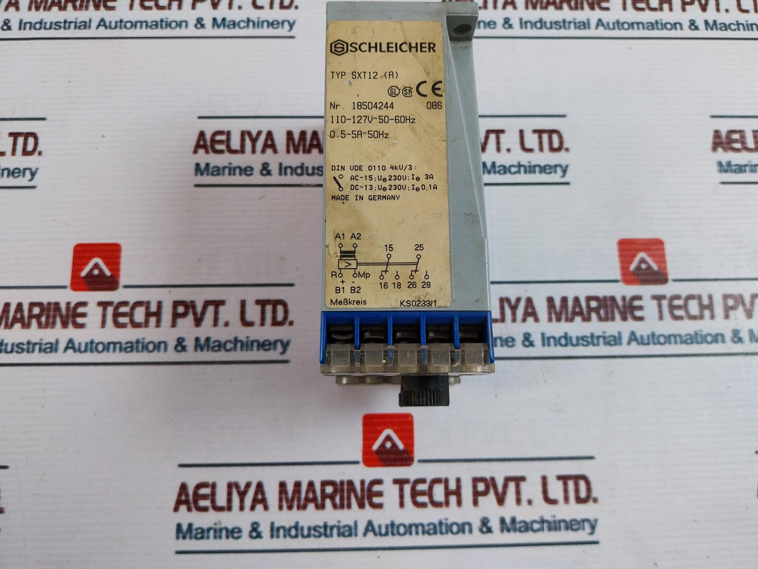 Schleicher Sxt12 (A) Relay Timer 18504244 110-127V~50-60Hz