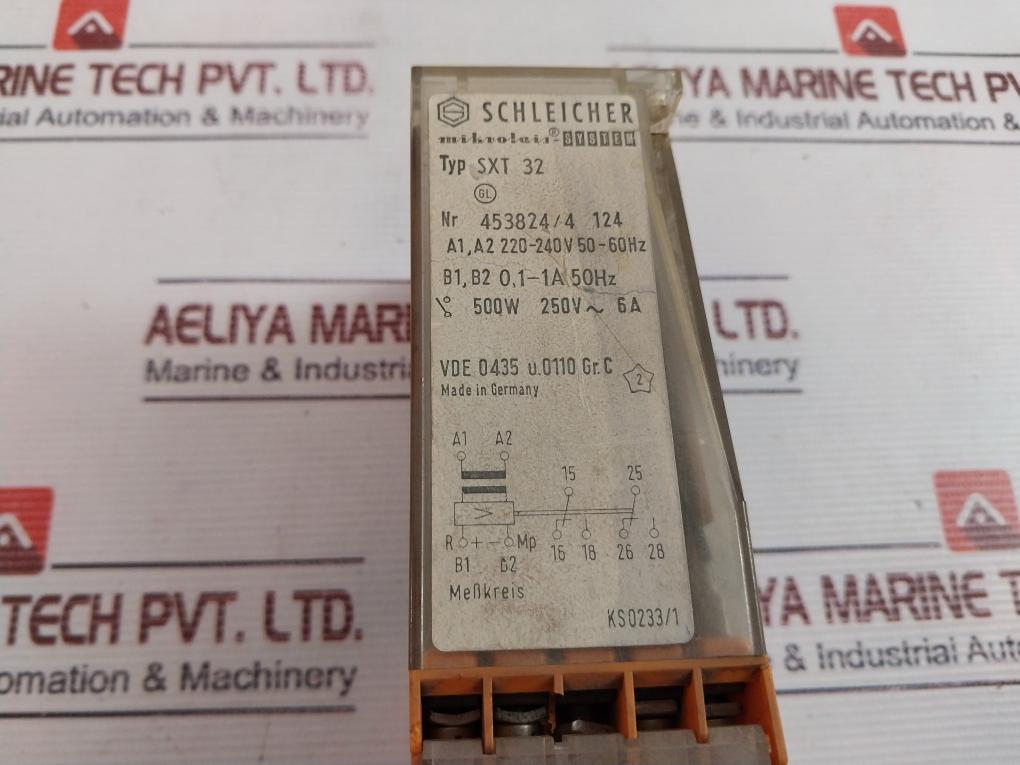 Schleicher Sxt 32 Current Measurement Relay 453824/4 124