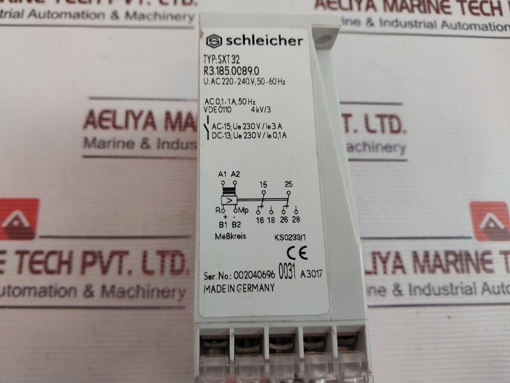 Schleicher Sxt 32 Measuring Relay 50/60Hz