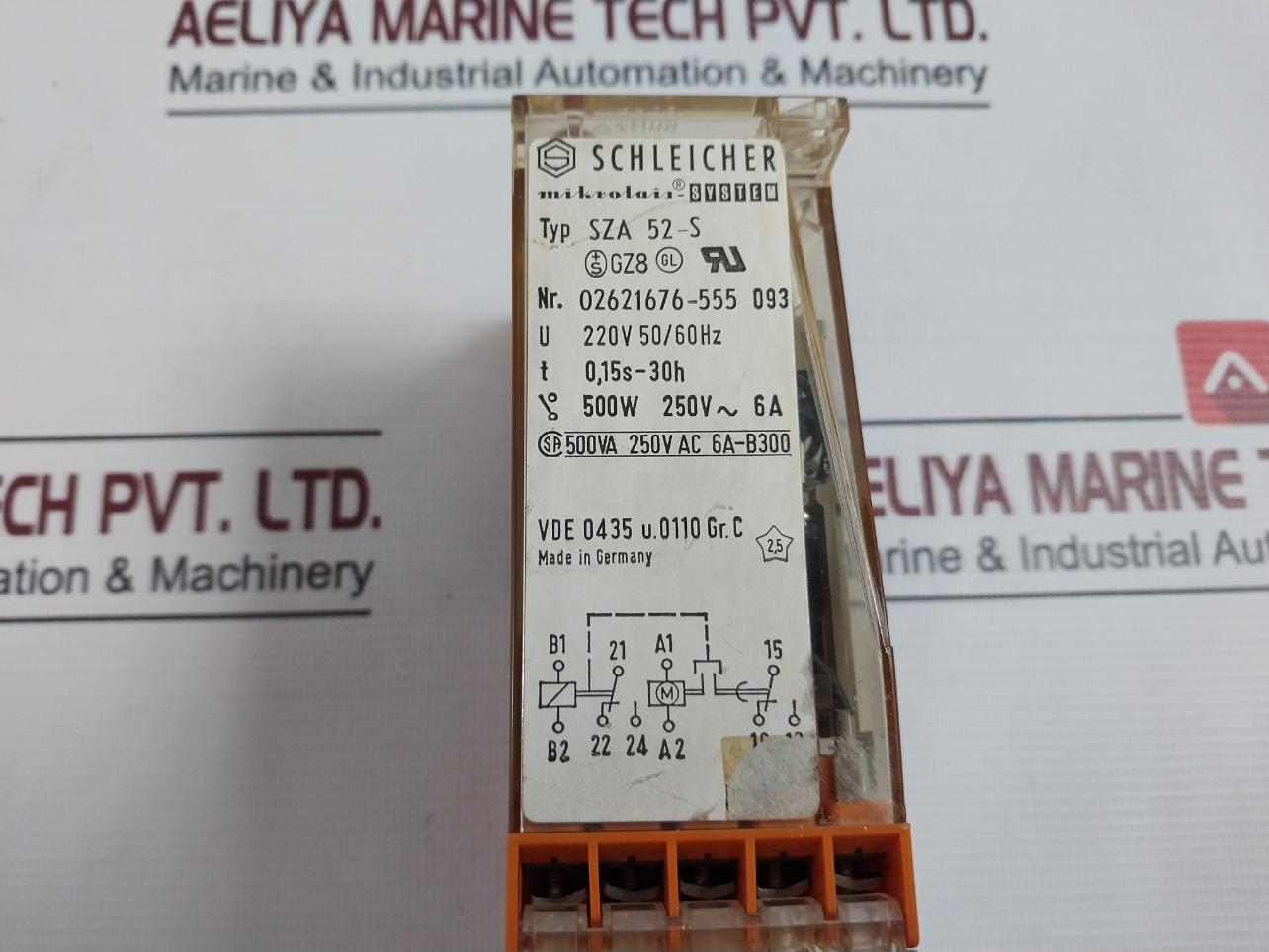 Schleicher Sza 52-s Time Relay 500W 250V-6A