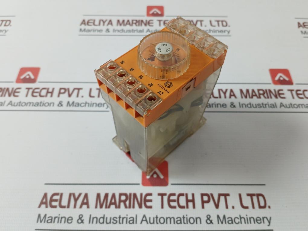 Schleicher Szm 11 Time Delay Relay 220V 50Hz 2-60S 500W 250V- 6A K85148/2 D07-21