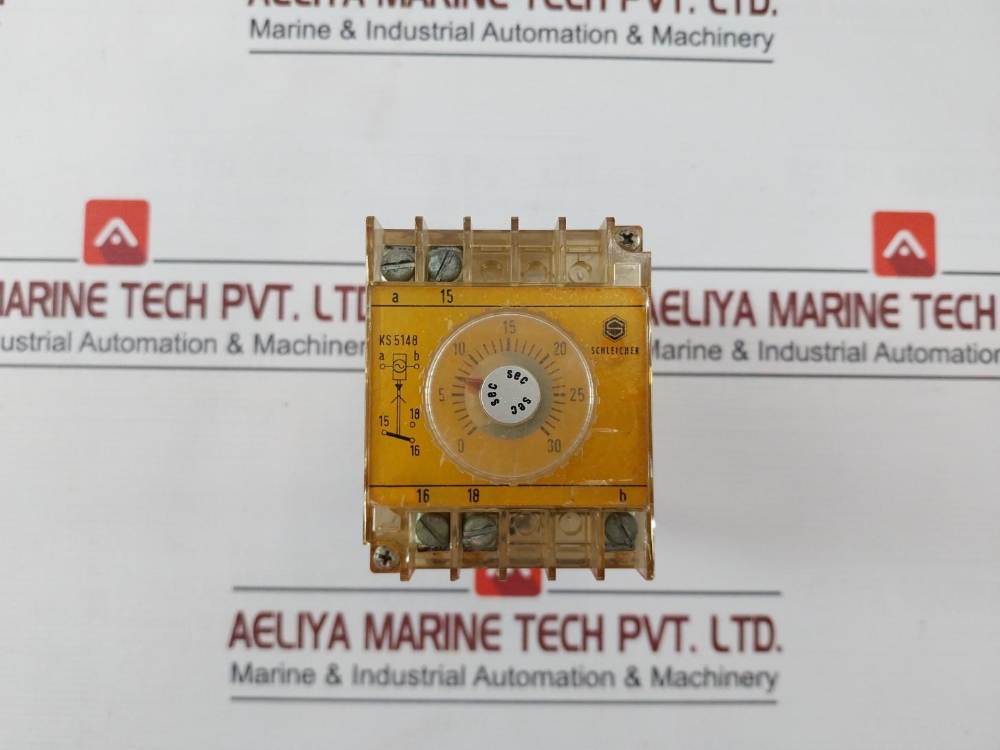 Schleicher Szm 51 Time Relay 220V 1-30S 500Wmax Vde 0435 U.0110 Gr.C