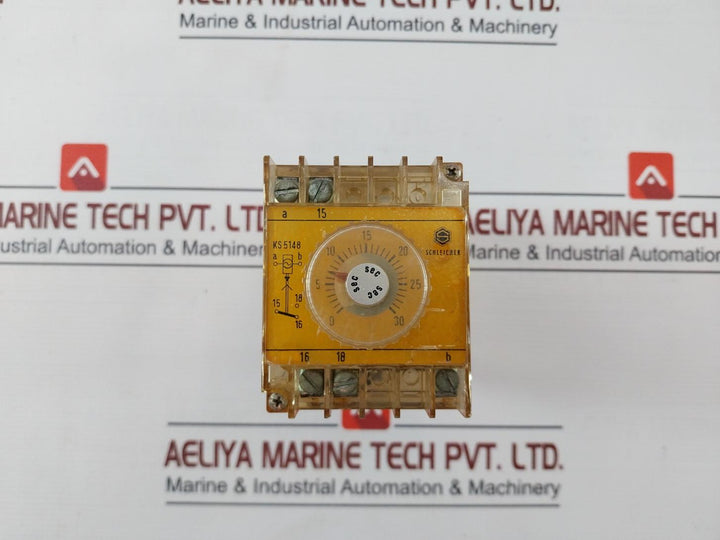 Schleicher Szm 51 Time Relay 220V 1-30S 500Wmax Vde 0435 U.0110 Gr.C