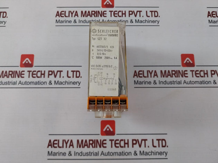 Schleicher Szt 32 Electronic Time Relay 24V 0.5–10S 6A