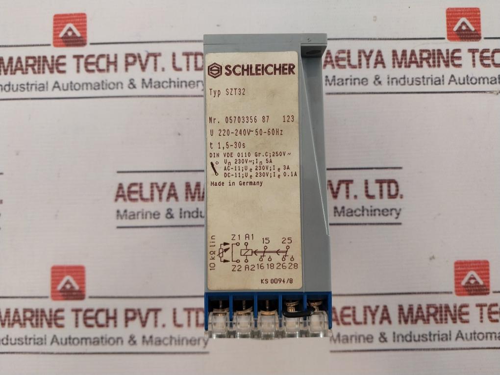 Schleicher Szt32 Time Relay 1.5-30S 50/60Hz