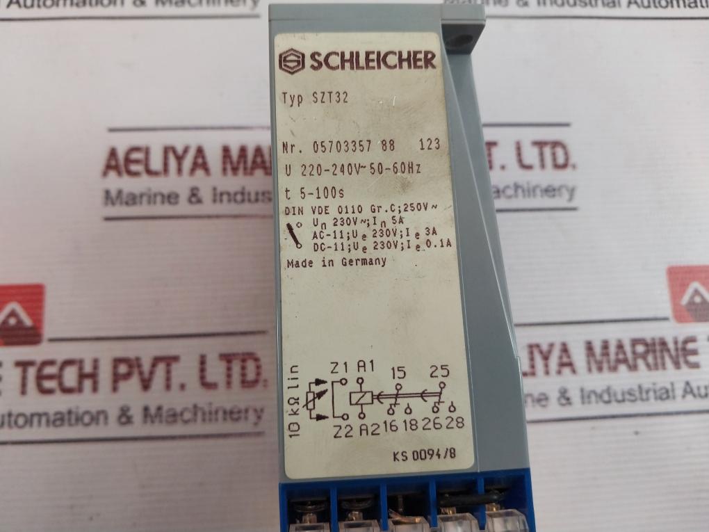 Schleicher Szt32 Time Relay 5-100S 05703357 88 123