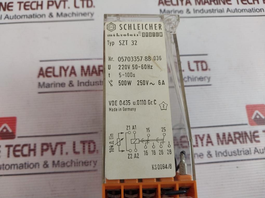 Schleicher Szt 32 Time Relay 5-100S 50/60Hz