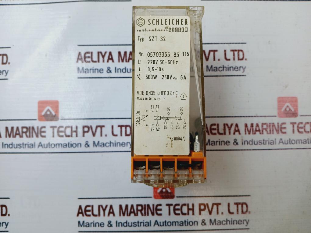 Schleicher Szt 32, 0.5-10 S Time Relay 220V 50-60Hz