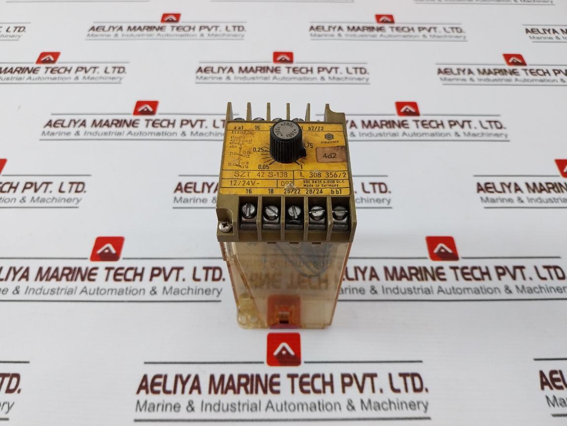 Schleicher Szt 42 S-138 Time Delay Relay 12/24V Kl 221-170/A