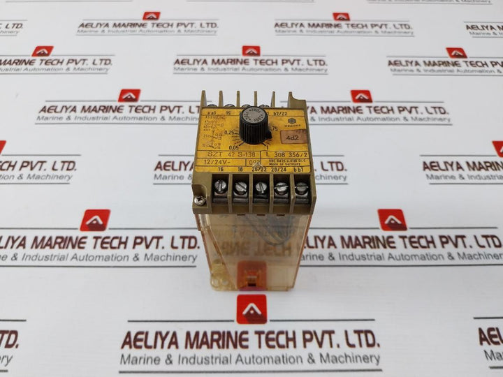 Schleicher Szt 42 S-138 Time Delay Relay 12/24V Kl 221-170/A