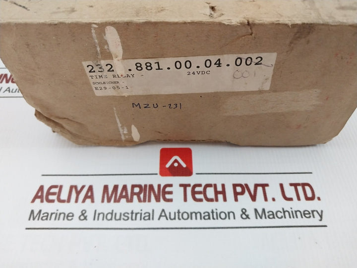 Schleicher Time Relay 380V Mzu 231