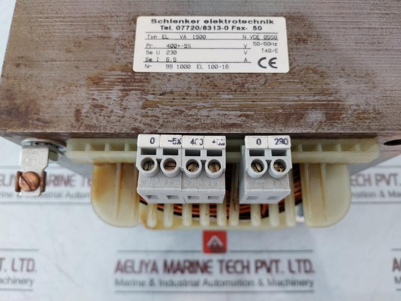 Schlenker El Va 1500 El 100-16 Transformer 50/60hz T40/e