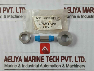 Schlumberger Hg01023 Accumulator Bladder Hardware Set Hv01110
