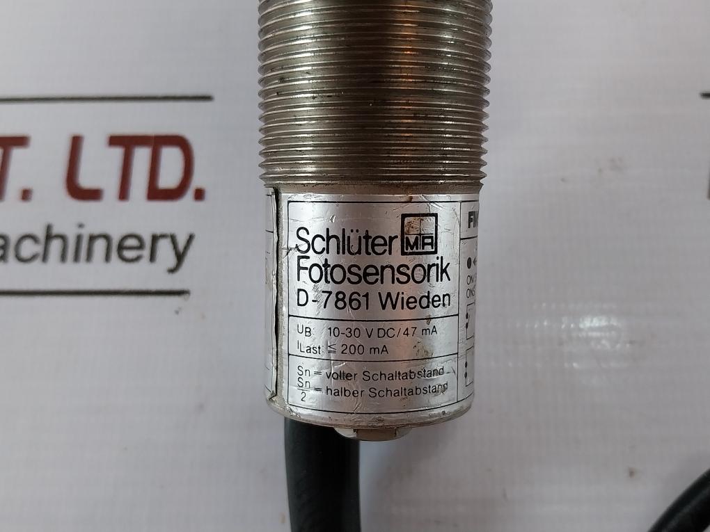 Schluter Fms 30-4 U Photo Sensor 200Ma 10-30Vdc/47Ma