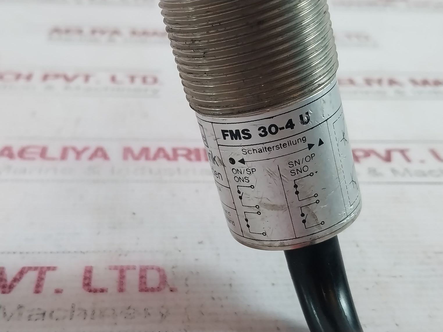 Schluter Fms 30-4 U Photo Sensor 10-30Vdc/47Ma 3 Meter