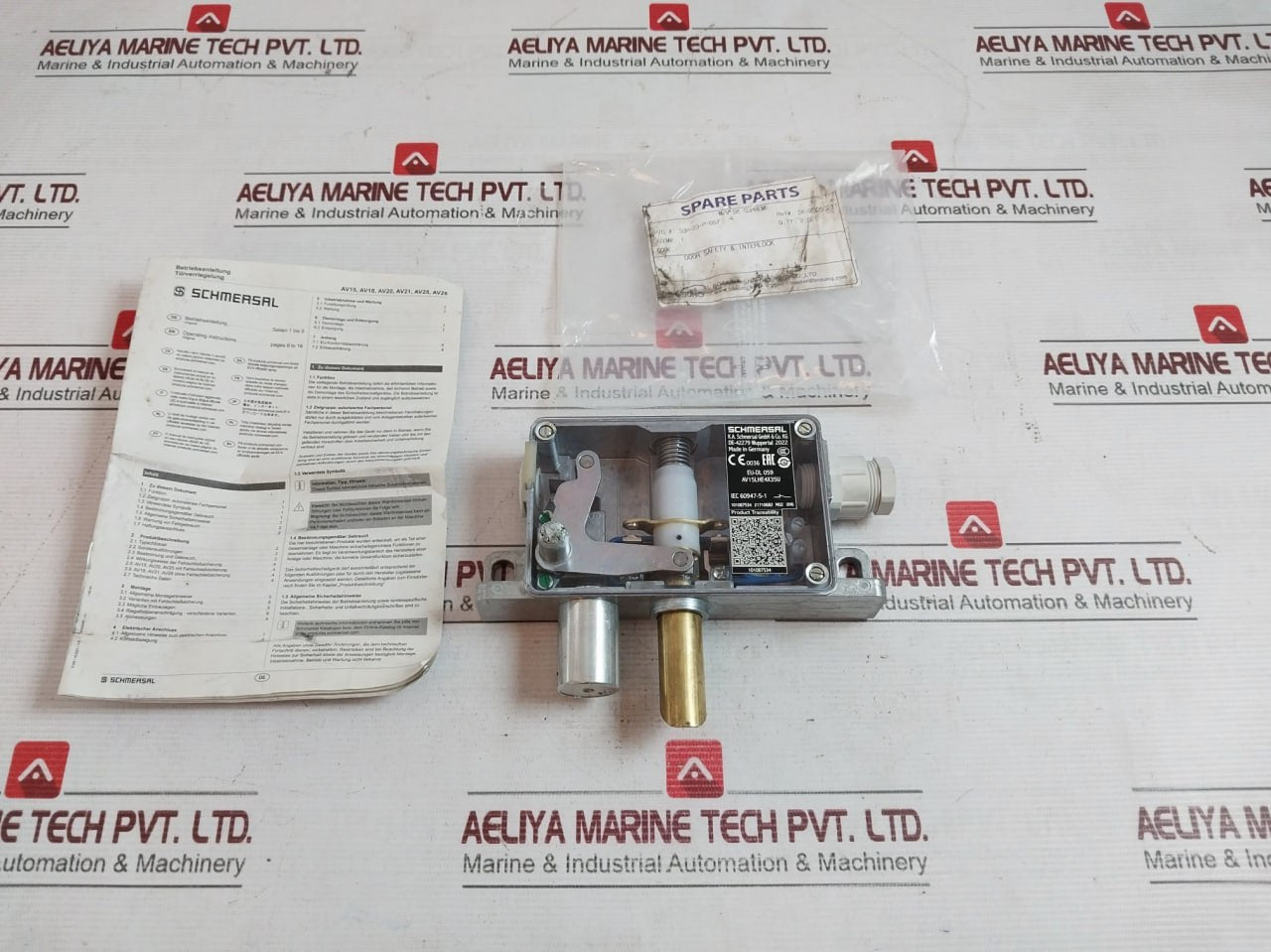 Schmersal Av15Lhe4X35U Door Locking Device 101087534, Sk-23050211, Eu-dl 059