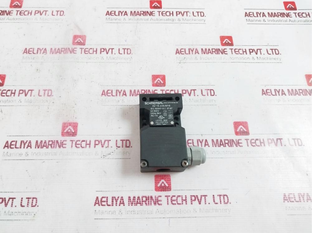 Schmersal Az 16 Zvrk-m16 Safety Interlock Switch Iec 60947-5-1 500v Ac-15