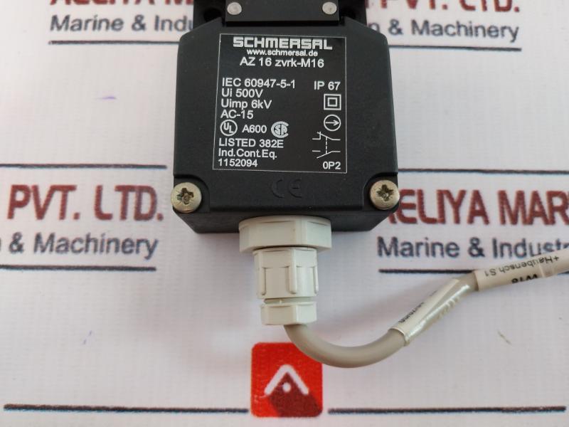 Schmersal Az 16zvrk M16 Position Switch With Separate Actuator 500v