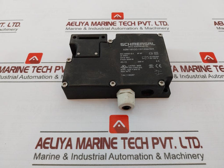Schmersal Azm 161Cc-12/12Rka-024 Solenoid Interlock Switch Ip67 230V 24Vac/Dc 4A
