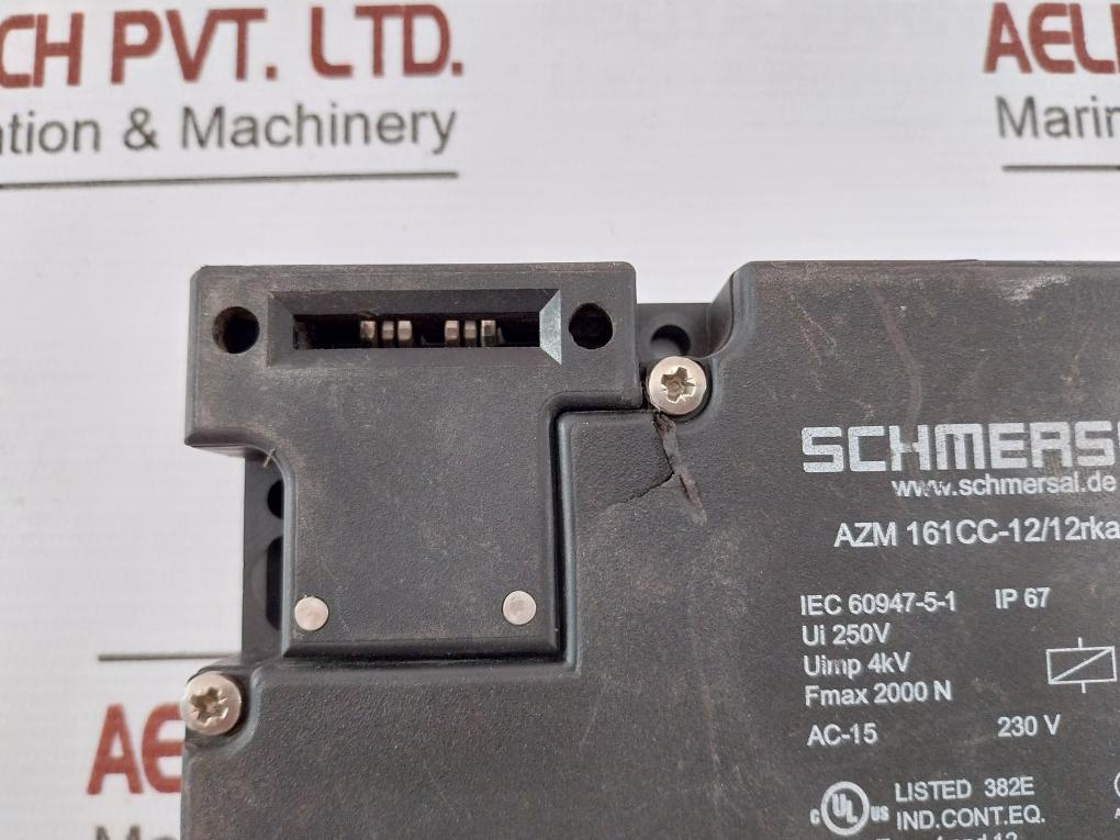 Schmersal Azm 161Cc-12/12Rka-024 Solenoid Interlock Switch Ip67 230V 24Vac/Dc 4A