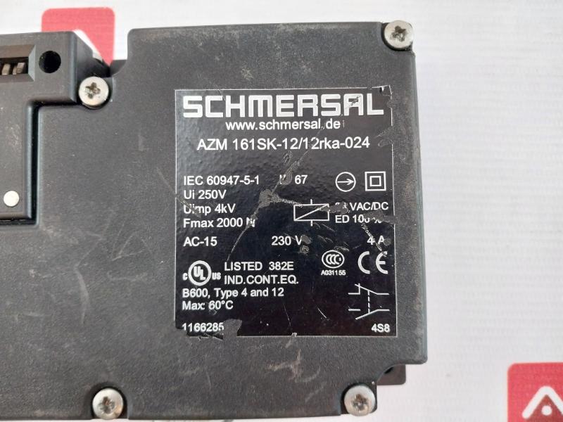 Schmersal Azm 161 Sk-12/12Rka-024 Series Solenoid Interlock Switch 24Vac/Dc