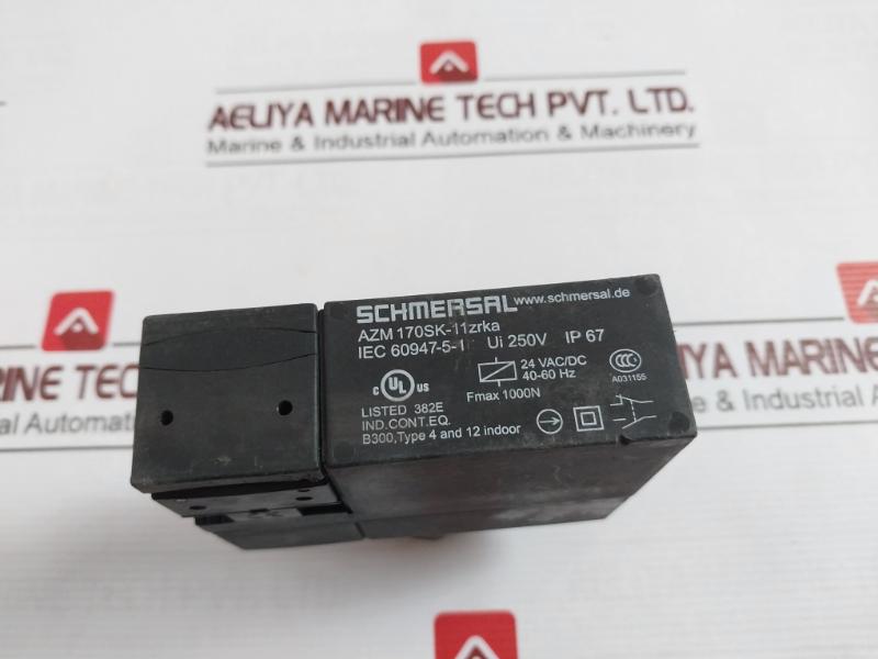 Schmersal Azm 170Sk-11Zrka Series Solenoid Interlock Switch 24 Vac/Dc 40-60Hz
