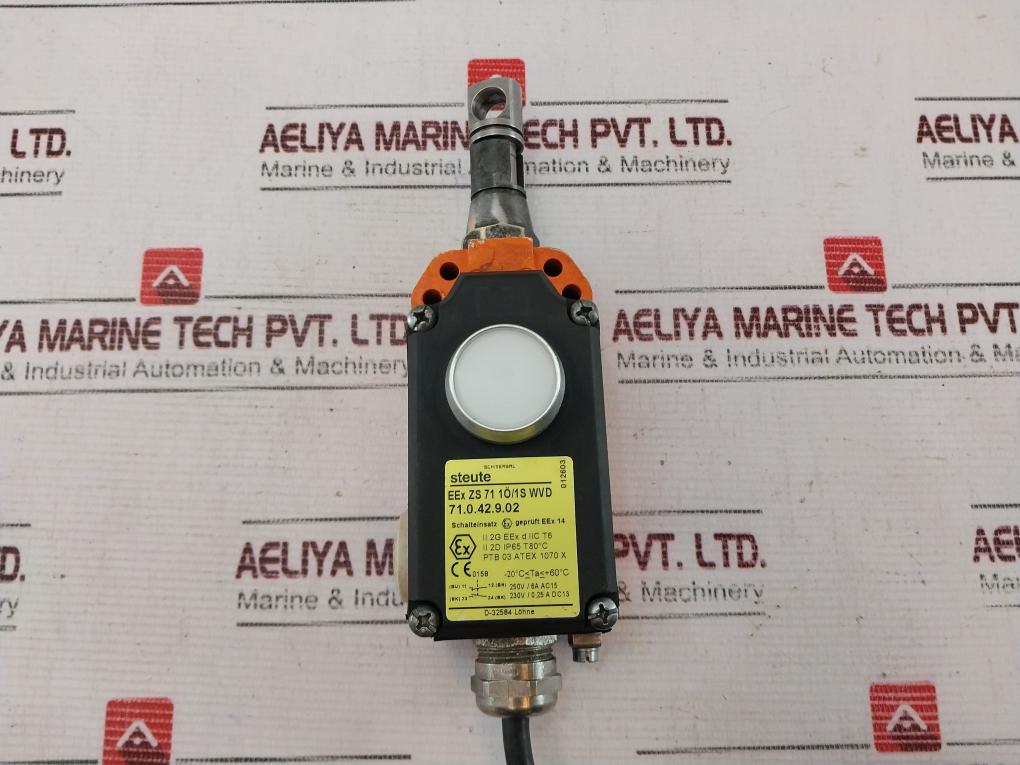 Schmersal Eex Zs 71 1O/1S Wvd Safety Rope Switch 230V/0,25A Dc13