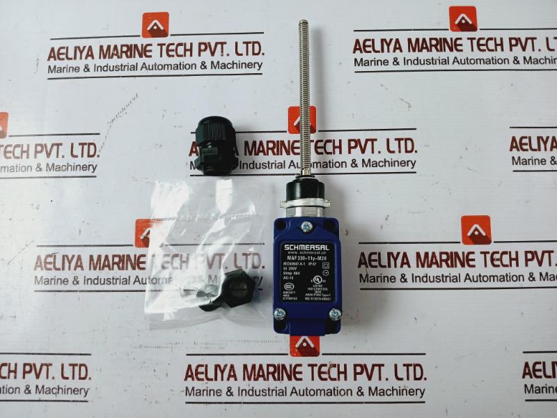 Schmersal Maf 330-11y-m20 Limit Switch Spring Lever Ip 67 250v 6kv C1181475