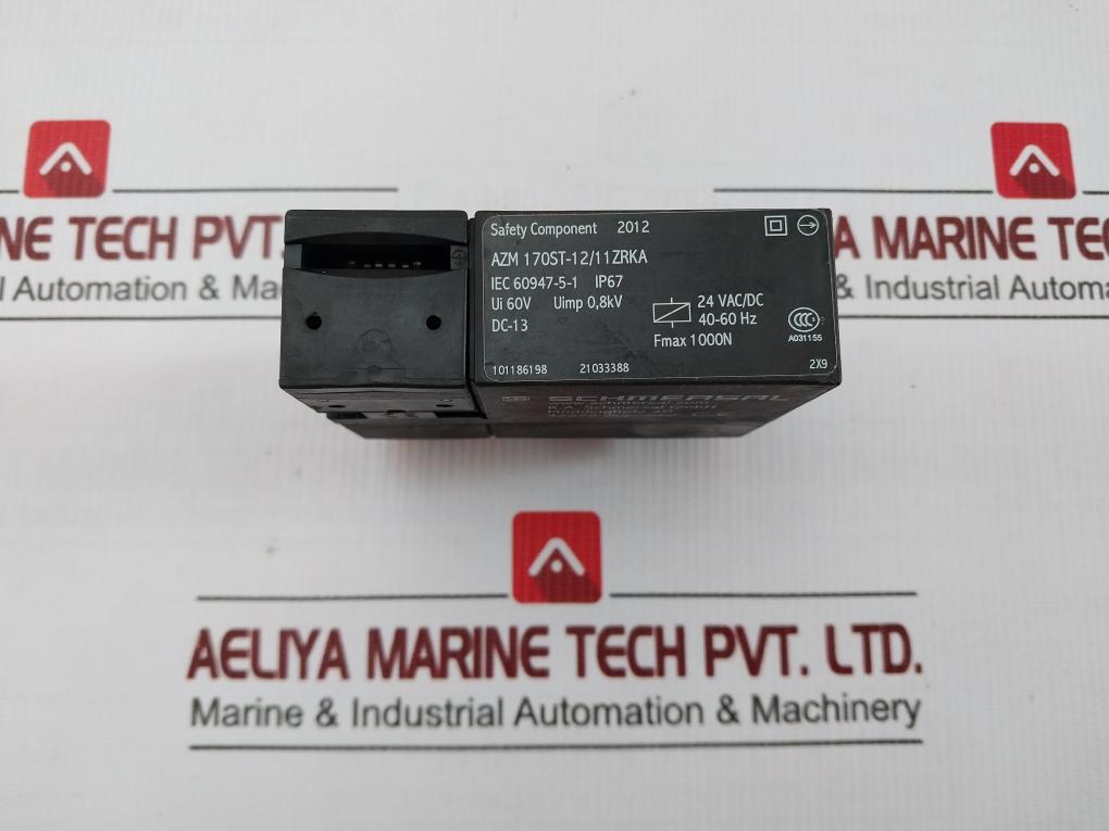 Schmersal Safety Switch Ip67 40-60Hz 24Vac/Dc Part No Azm 170St-12/11Zrka