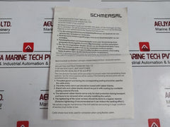 Schmersal Td 422-01Y-1090 Medium Duty Position Switch 250V 4Kv 2U9