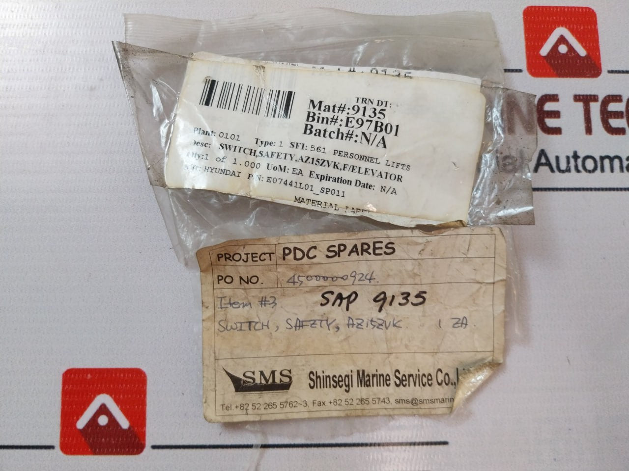 Schmersal Az 15 Zvk-m16 Safety Switch M2-100726-00034