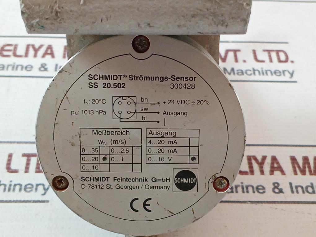 Schmidt Ss 20.502 Stromung-sensor 300428 1013 Hpa