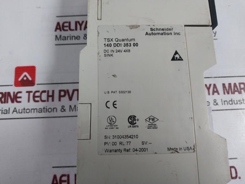 Schneider 140 Ddi 353 00 Tsx Quantum Discrete Input Module Class I Div 2