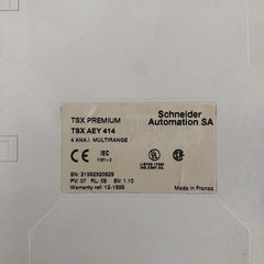 Schneider Automation TSX PSY5520 Power Supply for Modicon TSX Premium