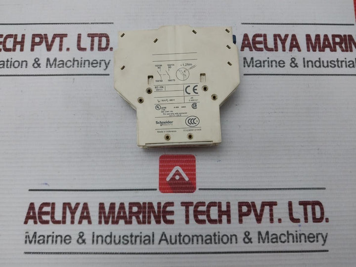 Schneider Electric 10A 690V Auxiliary Contact Block Lad8N20