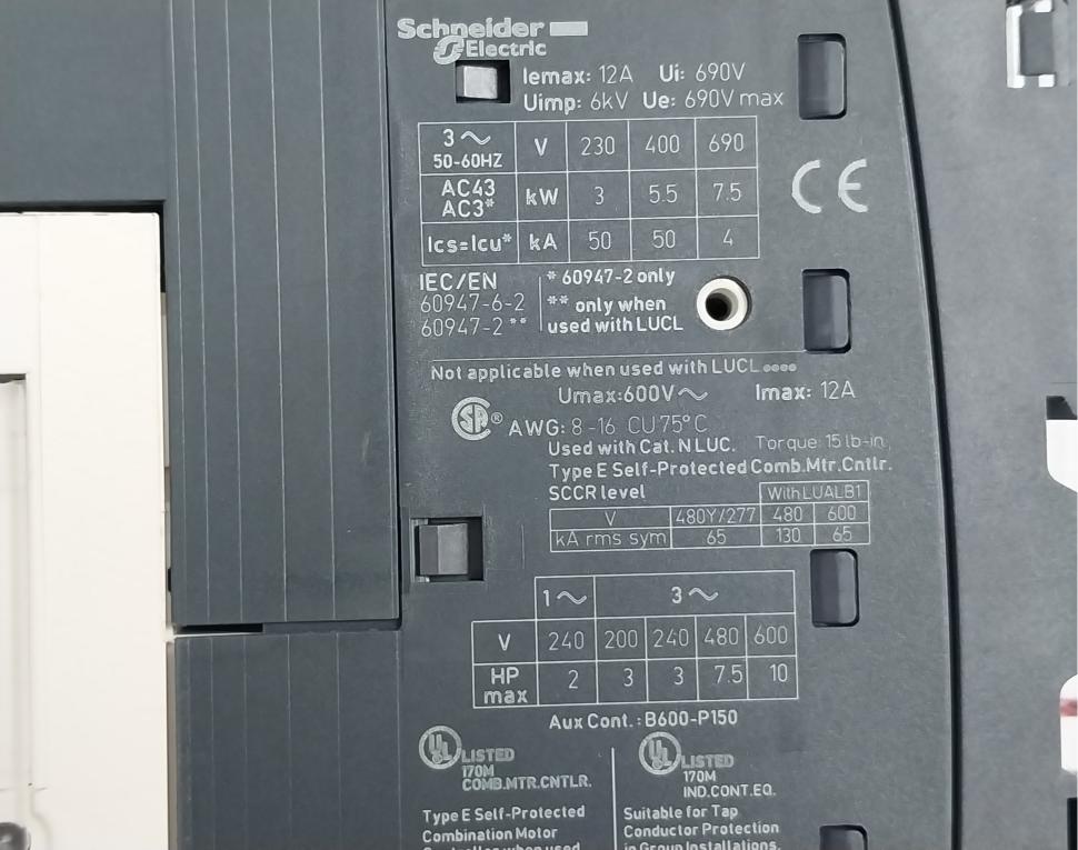 Schneider Electric 12A 24V Power Base Lub12