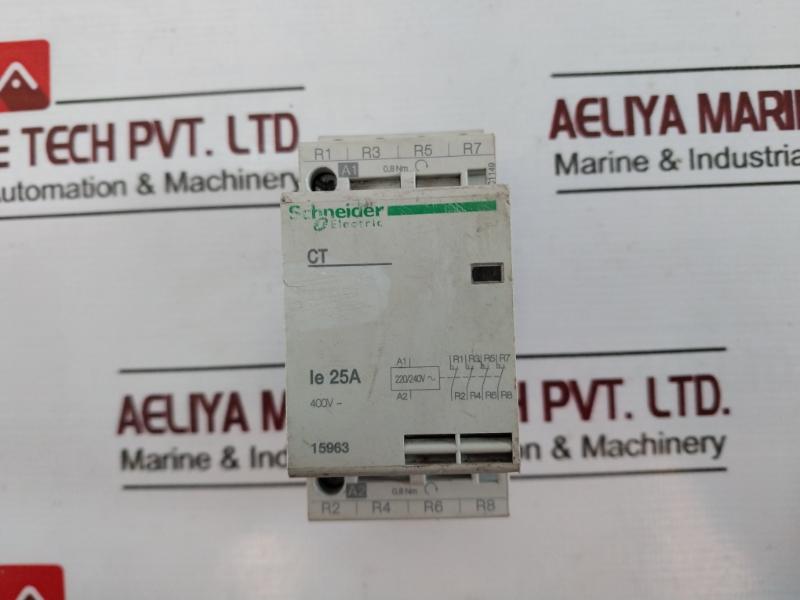 Schneider Electric 15963 Contactor 25a 220/240v Ac