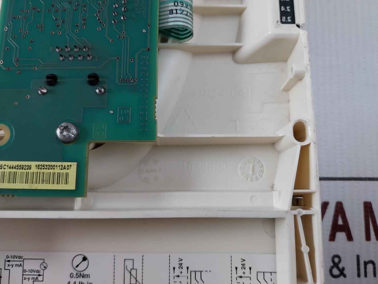 Schneider Electric 16253190112a03 Drive Cpu Board Control Panel