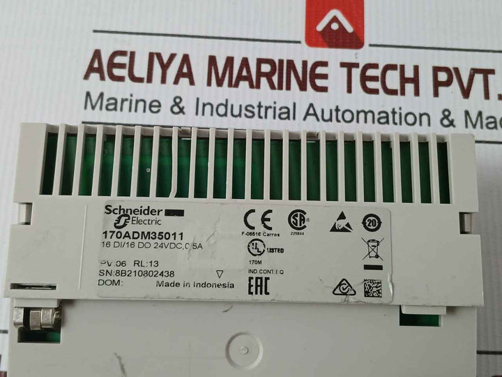 Schneider Electric 170Adm35011 Discrete I/O Module Modicon Momentum 24Vdc