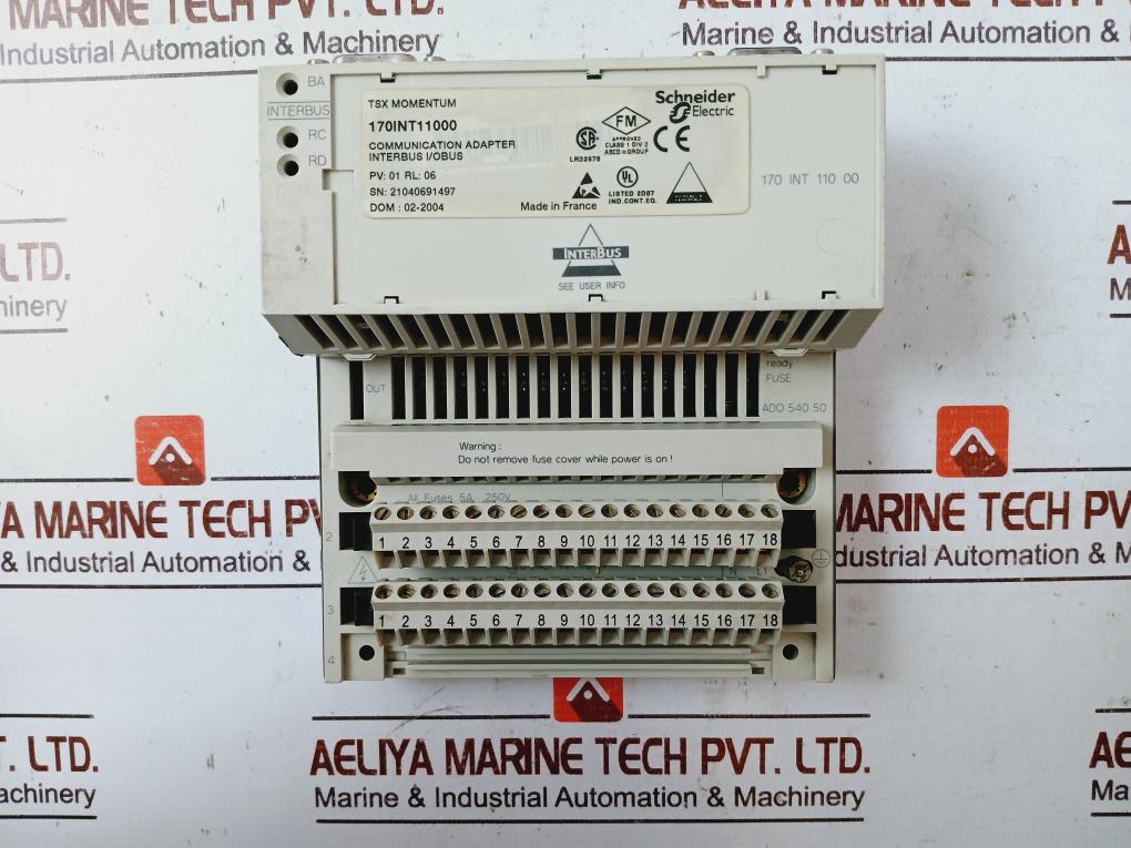 Schneider Electric 170Int11000 Momentum Interbus Communication Adapter