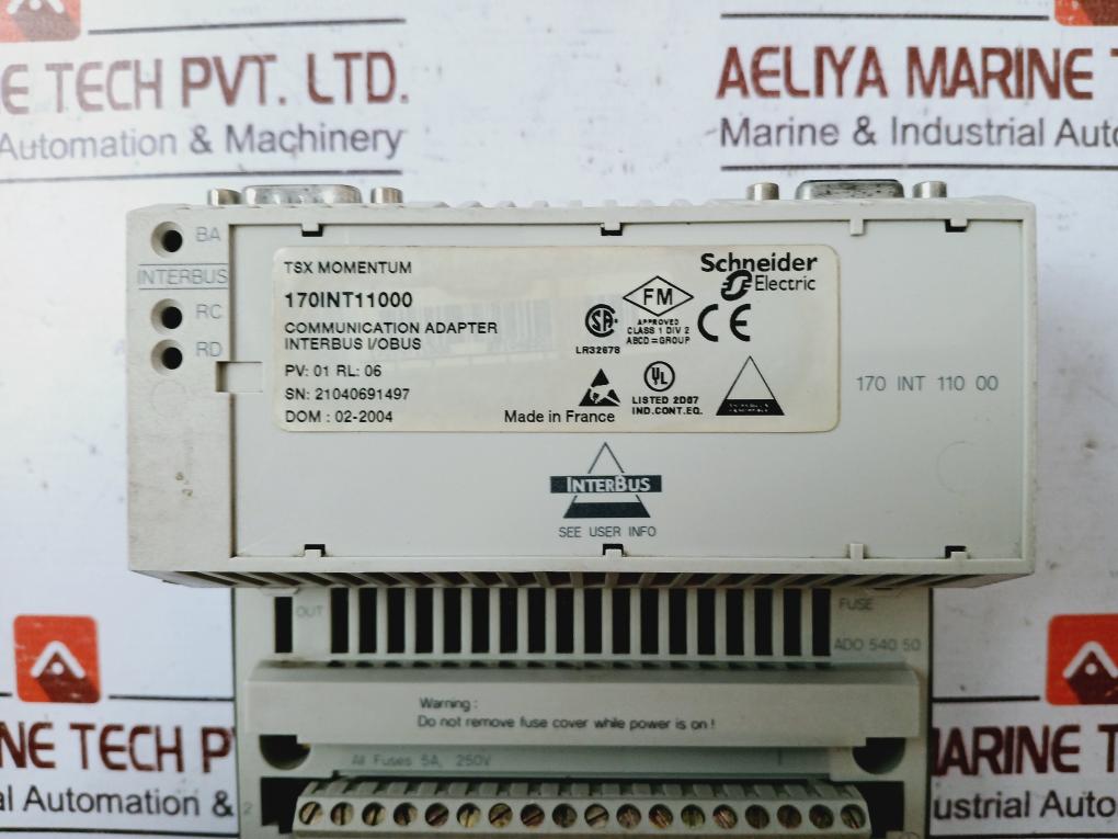 Schneider Electric 170Int11000 Momentum Interbus Communication Adapter